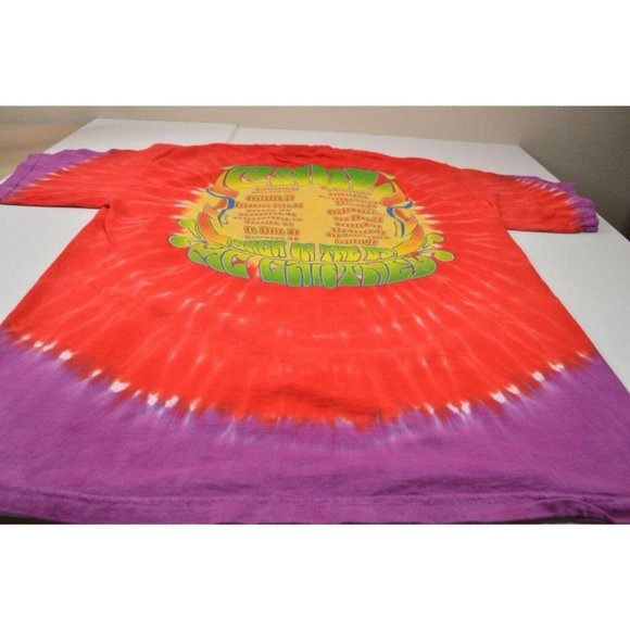 2006 Paul McCartney Tie Dyed Psychedelic T Shirt Back in the US Tour size L Mens - Picture 9 of 10